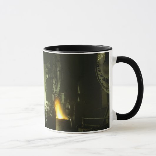 Locomotieven in de Roundhouse Mok (Rechts)