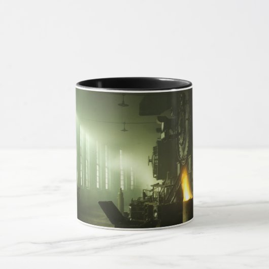 Locomotieven in de Roundhouse Mok (Midden)