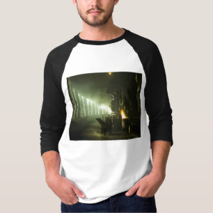 Locomotieven in de Roundhouse T-shirt