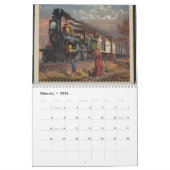 Locomotieven van de jaren 1800 kalender (Feb 2026)