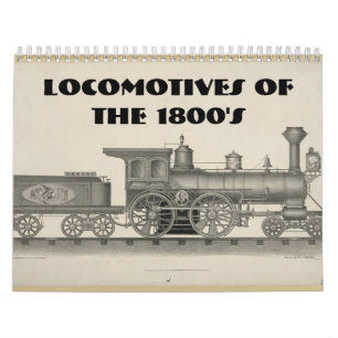 Locomotieven van de jaren 1800 kalender