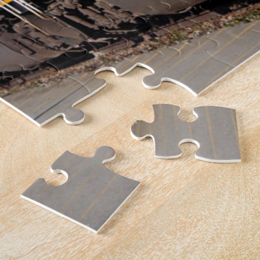 locomotieven van railauto's van Alaska Legpuzzel (Zijkant)