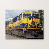 locomotieven van railauto's van Alaska Legpuzzel (Horizontaal)
