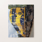 locomotieven van railauto's van Alaska Legpuzzel (Verticaal)