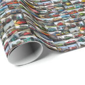 Locomotieven voor het oppakken van papiertreinen cadeaupapier (Rol Hoek)