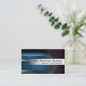 Locomotion Business Card-sjabloon (blauw) Visitekaartje (Staand voorkant)