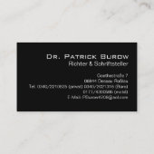 Locomotion Business Card-sjabloon (blauw) Visitekaartje (Achterkant)