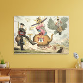 Locomotion - Waling by Steam, Riding by Steam, Fl Canvas Afdruk (Insitu (Woonkamer))