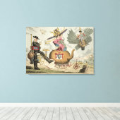 Locomotion - Waling by Steam, Riding by Steam, Fl Canvas Afdruk (Insitu (Houten vloer))