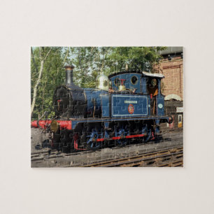 Locomotive Bluebell Train Jigzaag Puzzle Legpuzzel