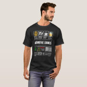 Locomotive Engineer Label Skills Solving Coffee Wh T-shirt (Voorkant volledig)