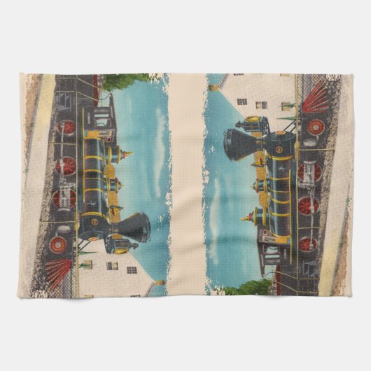  Locomotive Glenbrook keukenhanddoek (Horizontaal)