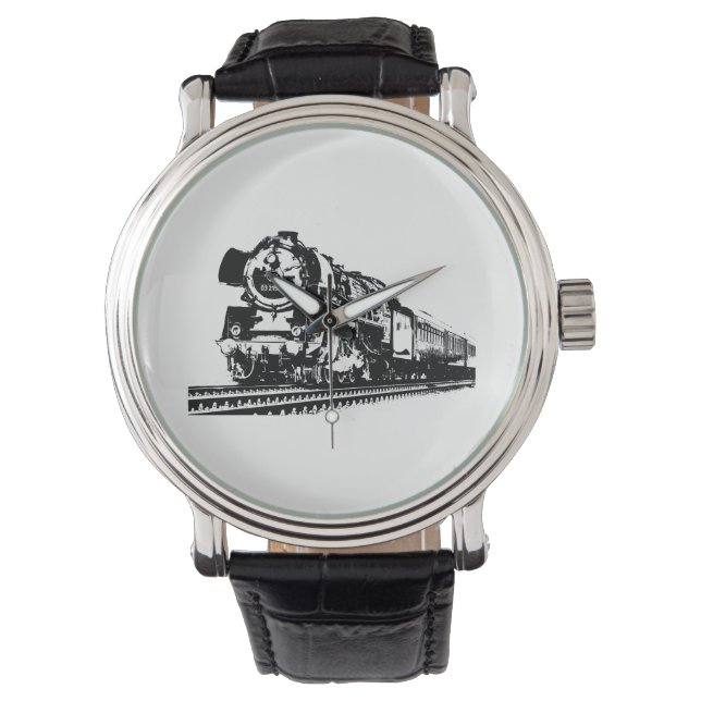Locomotive Silhouette Horloge (Voorkant)