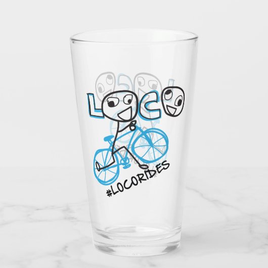 LOCORides pint glas (Achterkant)