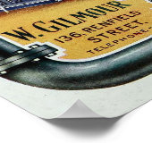 Locotite Steam Engine Advertisement Poster (Hoek)