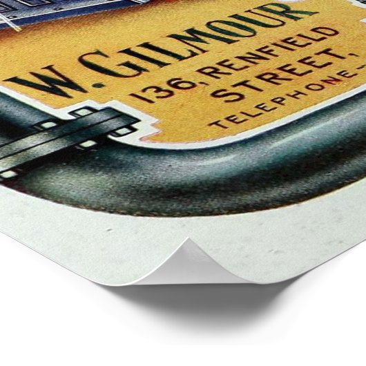  Locotite Steam Engine Advertisement Poster (Hoek)