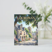 Locronan Frankrijk Briefkaart (Staand voorkant)