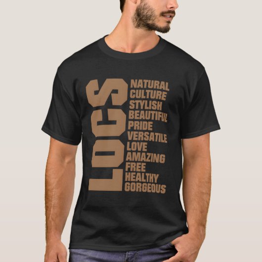 Locs Celebration Natuurlijk haar T-shirt (Voorkant)