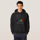 Locs Sage Chakras Crystals Black History Maand Afr Hoodie (Voorkant volledig)