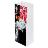 Loc's Wine Bag Wijn Cadeautas (Achterkant Gekanteld)