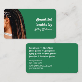 Loctician Dreadlock Stylist Visitekaartje