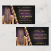 Loctician Hair Braider Salon Braids Visitekaartje (Voorkant / Achterkant)