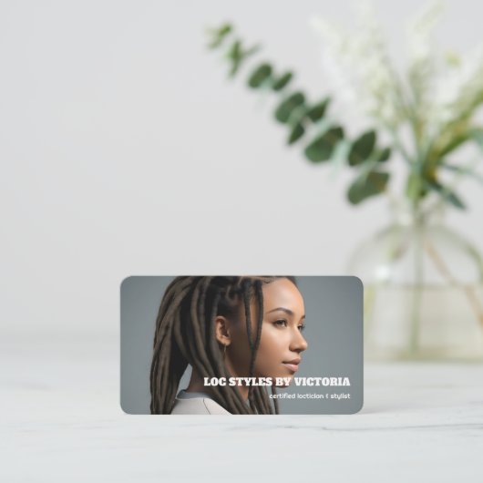 locticus visitekaartje (Staand voorkant)