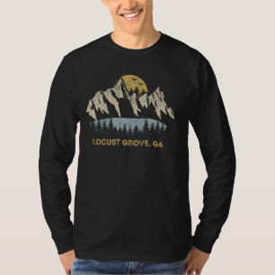 Locust Grove Georgia Mountain Sunset Sunrise GA T-shirt