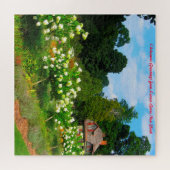 Locust Grove New York, kerstcadeautjes Jigzaag P Legpuzzel (Horizontaal)