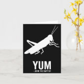 Locust John The Baptist Funny Christian New Testam Kaart (Gele Bloem)