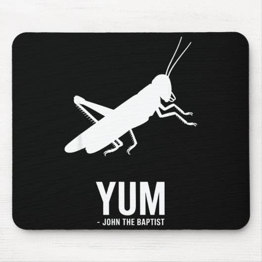 Locust John The Baptist Funny Christian New Testam Muismat (Voorkant)