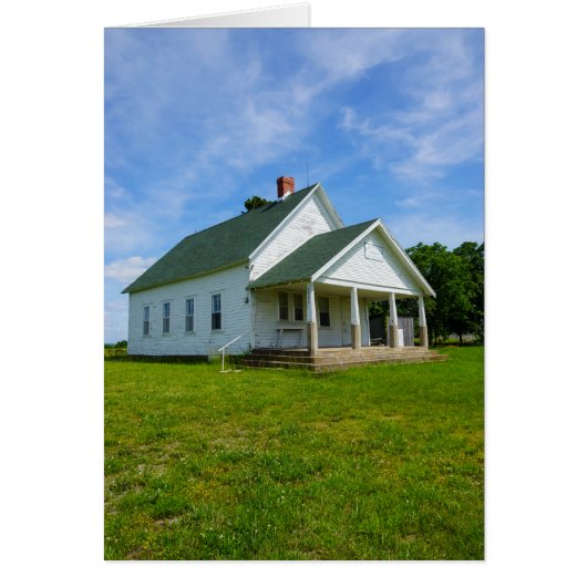 Locust Prairie School Wenskaart (Voorkant)