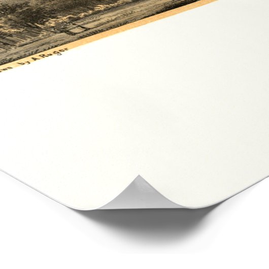 Loda, IL Panorama Map - 1869 Poster (Hoek)