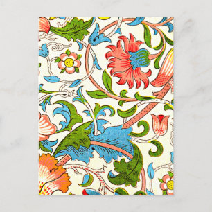 Lodden, kleurrijk  patroon briefkaart