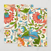 Lodden, kleurrijk  patroon briefkaart (Voorkant / Achterkant)