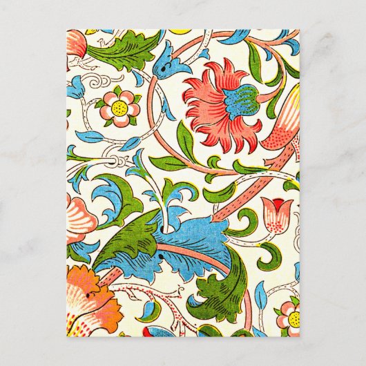 Lodden, kleurrijk  patroon briefkaart (Voorkant)