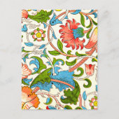 Lodden, kleurrijk vintage patroon briefkaart (Voorkant)