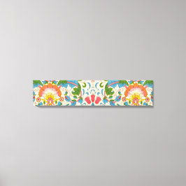 Lodden Roos (door William Morris) Canvas Afdruk