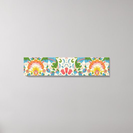 Lodden Roos (door William Morris) Canvas Afdruk (Voorkant)