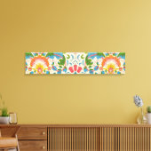 Lodden Roos (door William Morris) Canvas Afdruk (Insitu (Woonkamer))