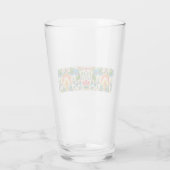 Lodden Roos (door William Morris) Glas (Achterkant)