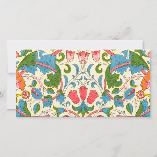 Lodden Roos (door William Morris) Kaart (Voorkant)