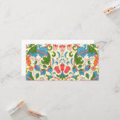 Lodden Roos (door William Morris) Kaart (Voorkant / Achterkant in situ)