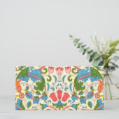 Lodden Roos (door William Morris) Kaart (Staand voorkant)