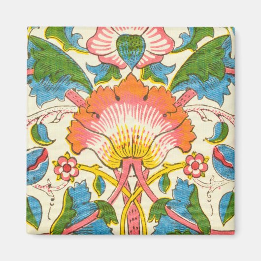 Lodden Roos (door William Morris) Magneet (Voorkant)