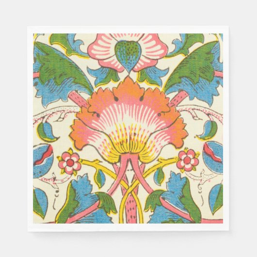 Lodden Roos (door William Morris) Servet (Voorkant)