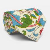 Lodden Roos (door William Morris) Stropdas (Opgerold)