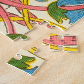 Lodden Rose (door William Morris) Legpuzzel (Zijkant)