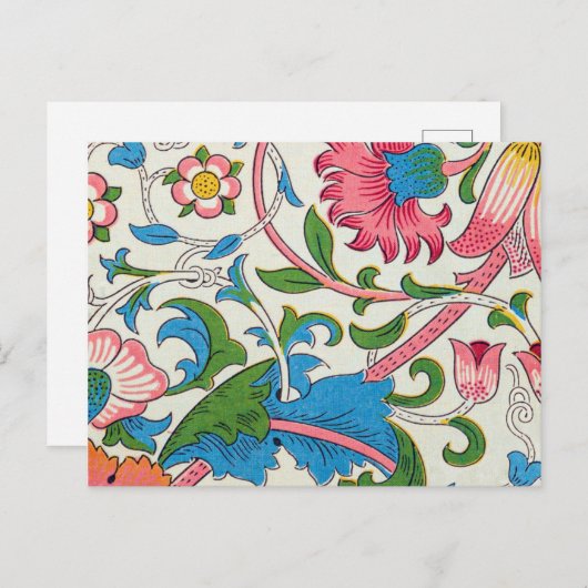 Lodden, William Morris Briefkaart (Voorkant / Achterkant)