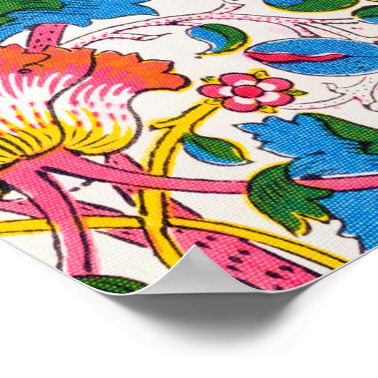 Lodden, William Morris Poster (Hoek)